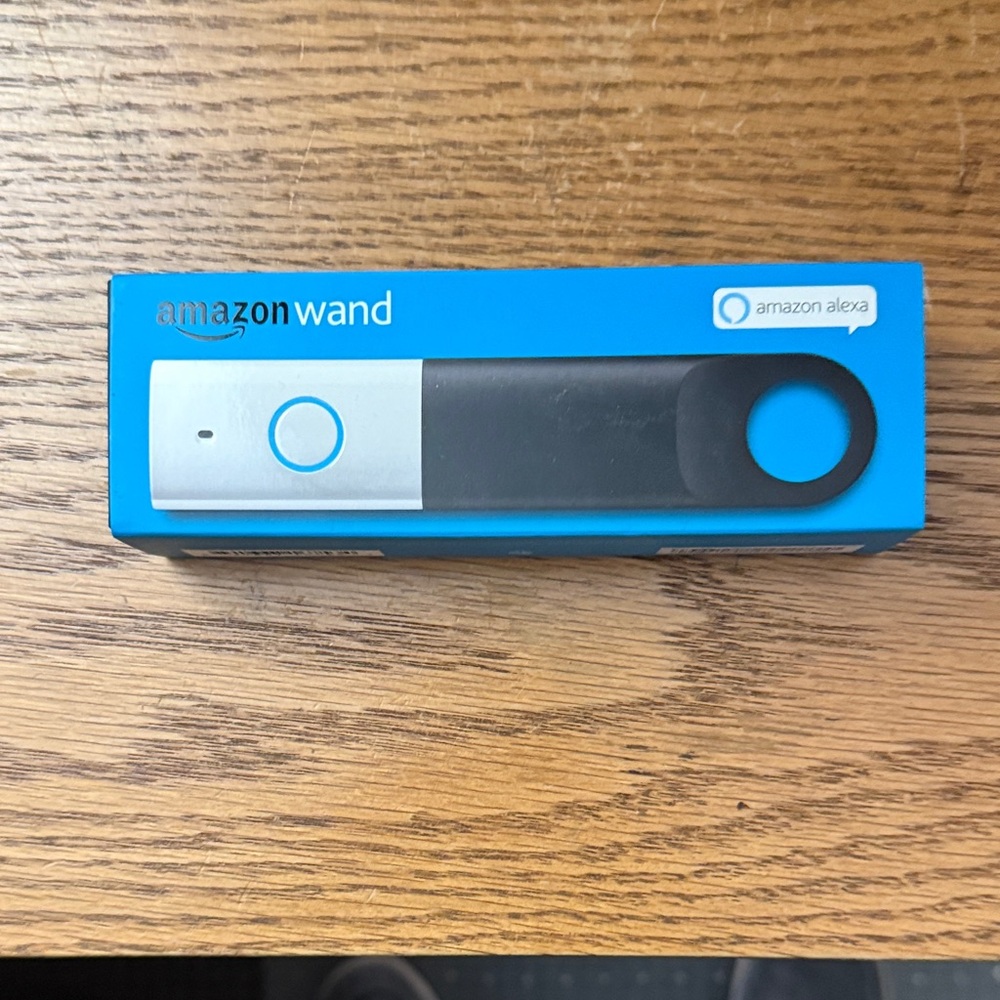 Amazon Wand with Alexa - Black and Blue